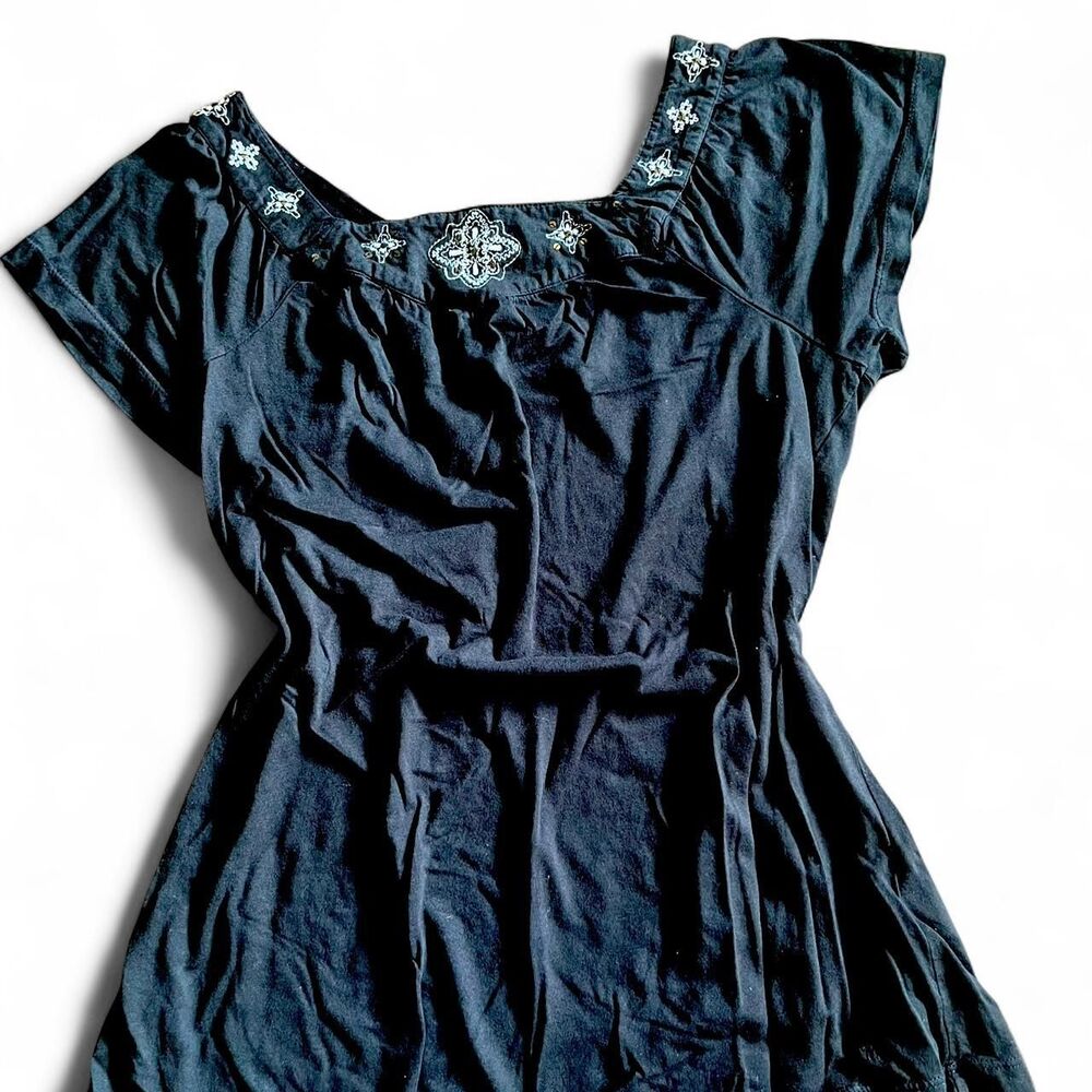 Tommy-hilfiger Women's Black and Navy Shirt